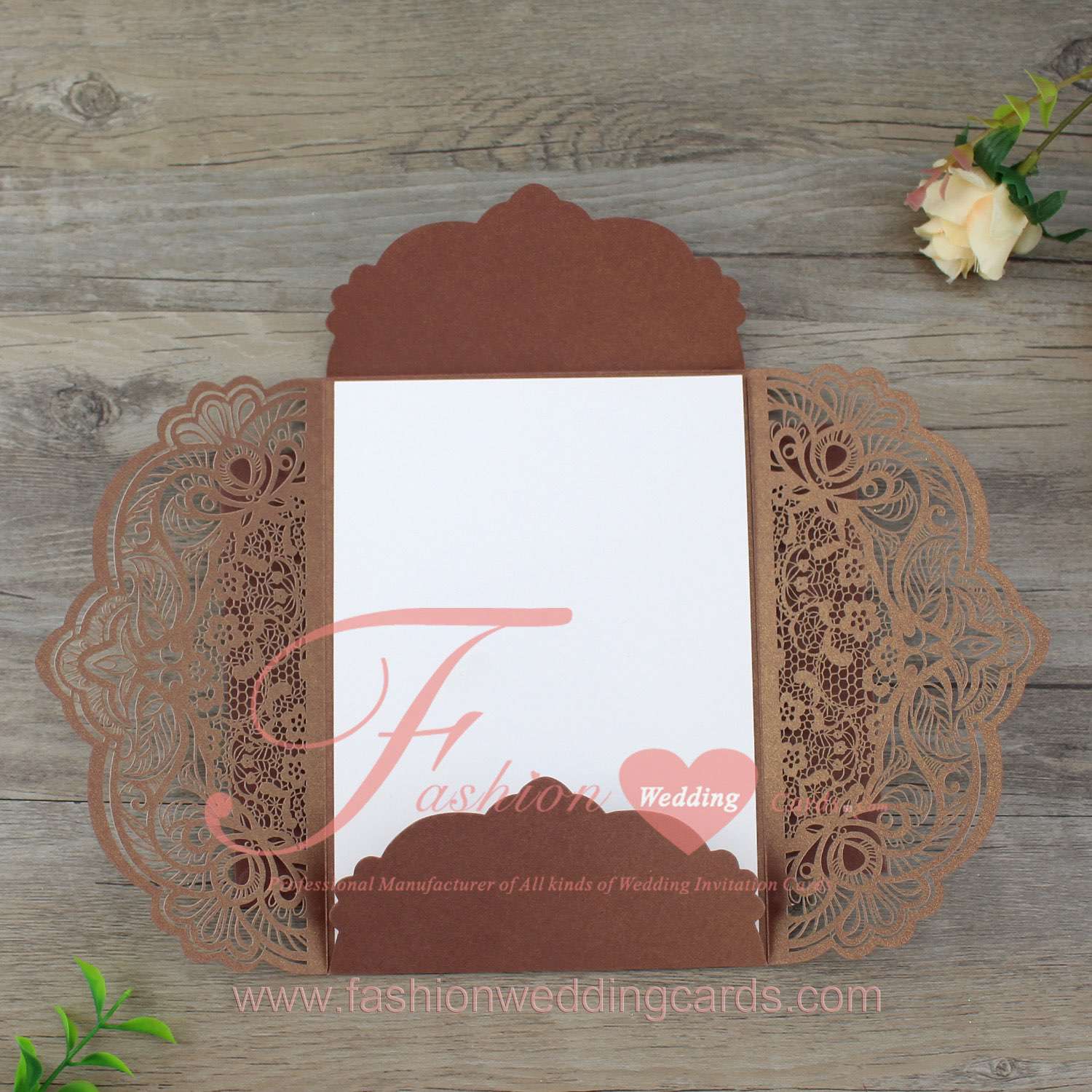 Luxury Laser Cut Lace Wedding Invitations Sydney